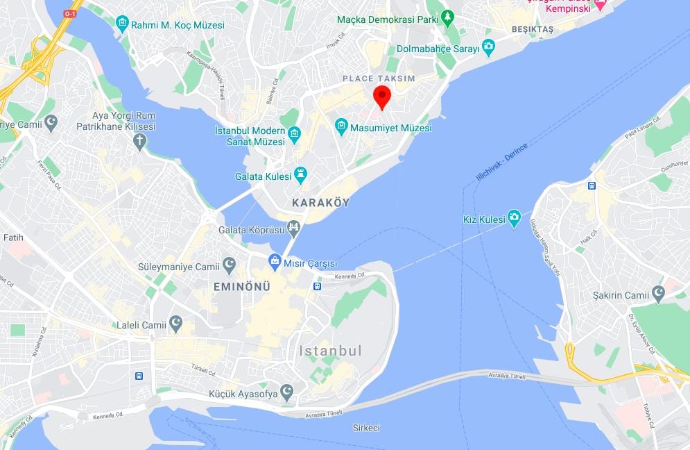 карта Стамбула Стамбул