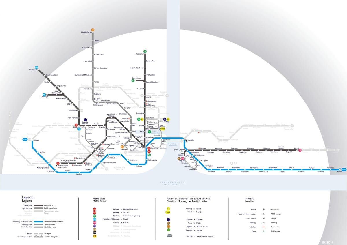 метро marmaray карте