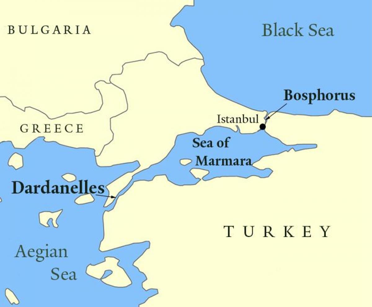 мраморное море на карте