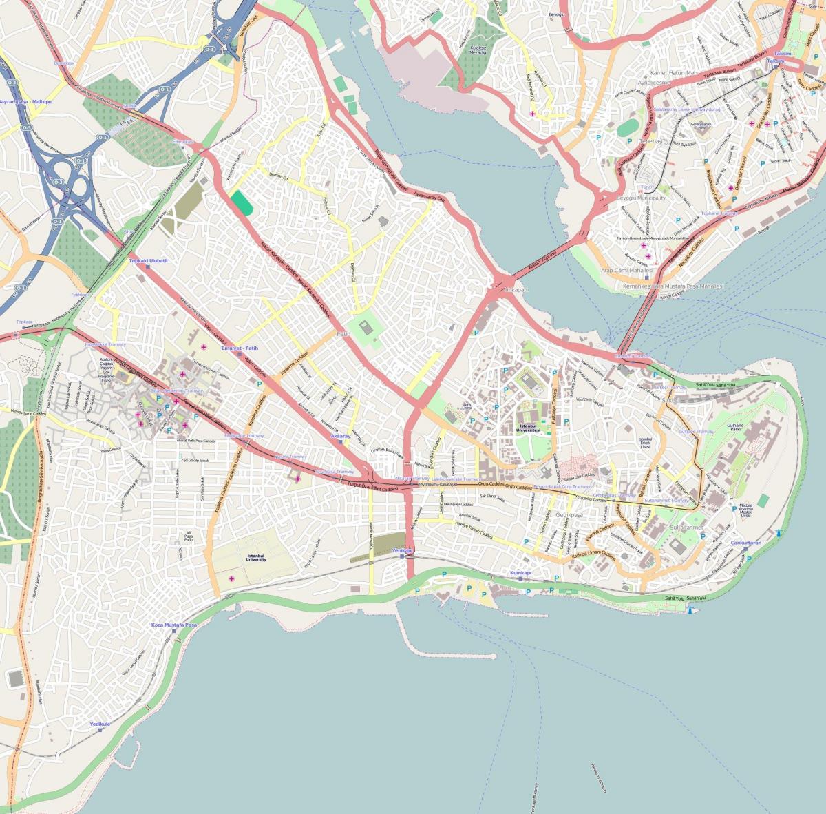 карта Стамбула Стамбул