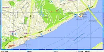 Карта Бешикташ Стамбул