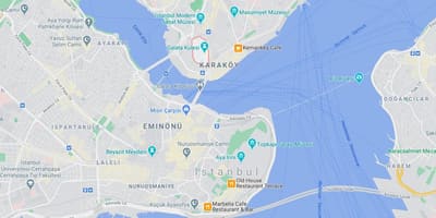 Карта Галата Стамбул