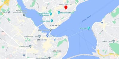 Карта Стамбула Стамбул