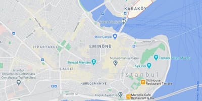 Карта Каракей Стамбул