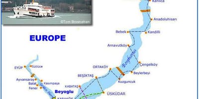 Паром карте Босфор 
