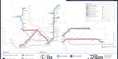 Метробус Стамбуле карте