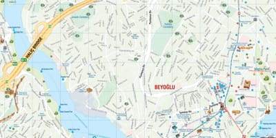 Карта города Стамбул