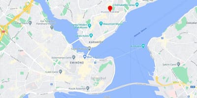Карта площадь Таксим Стамбул