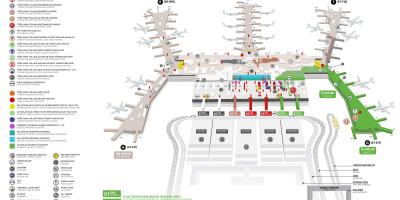 Карту аэропорта Стамбула